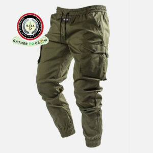 Outdoor sports drawstring cargo pants
