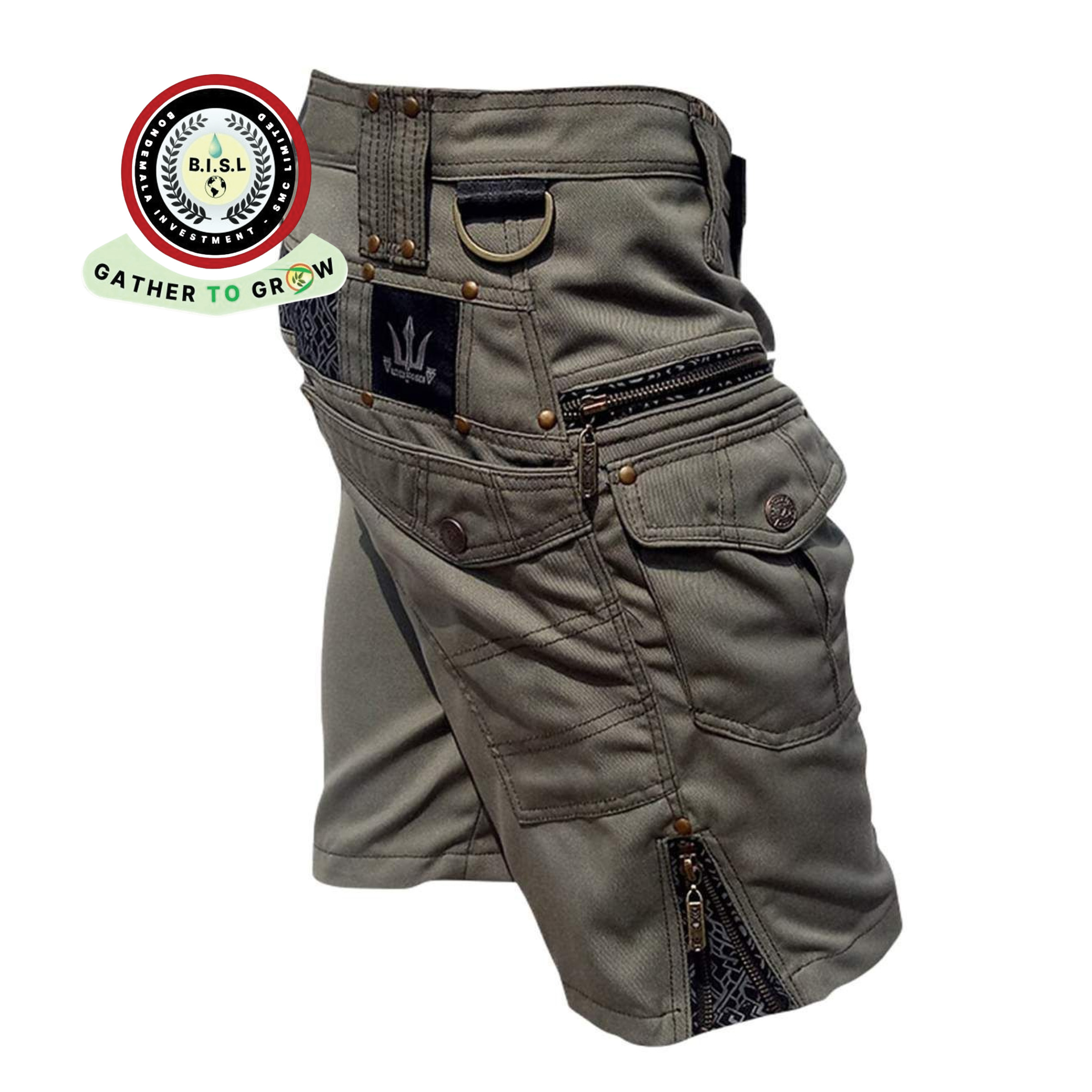 Multipocket men's short