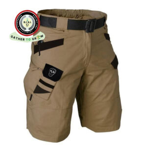 Summer workout men flip pocket  short