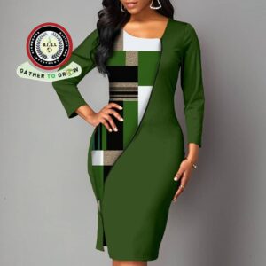 Elegant lady office dress