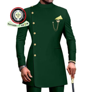 Long sleeve African men’s attire